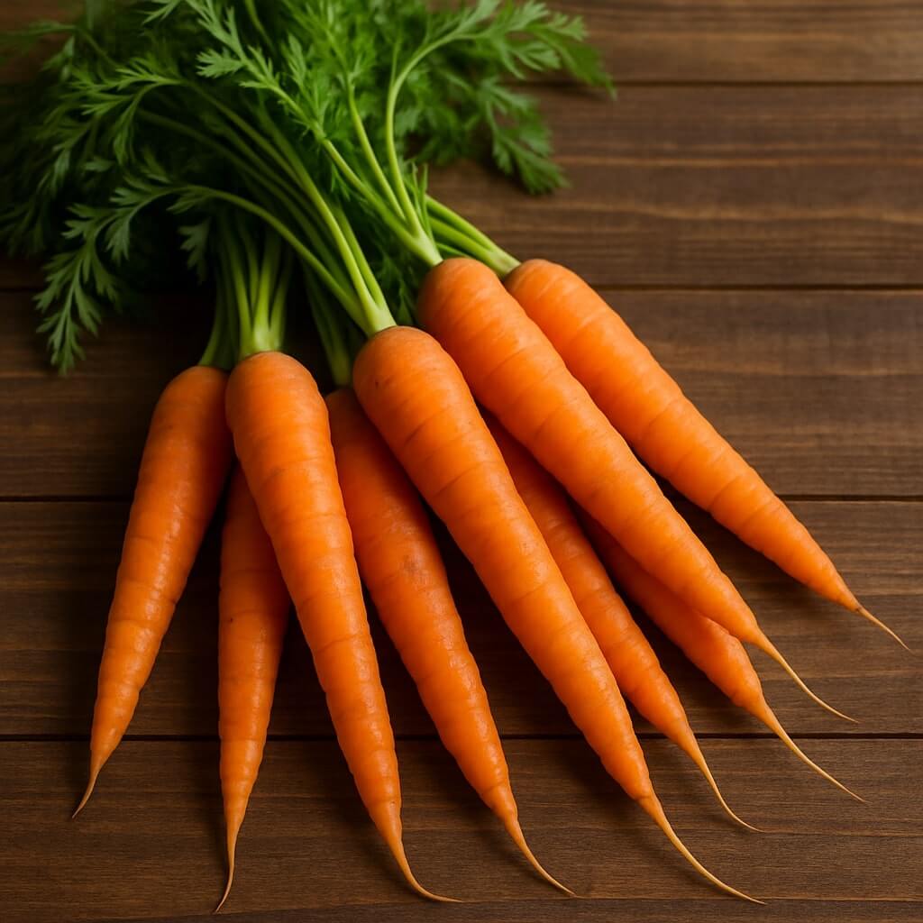Organic carrots